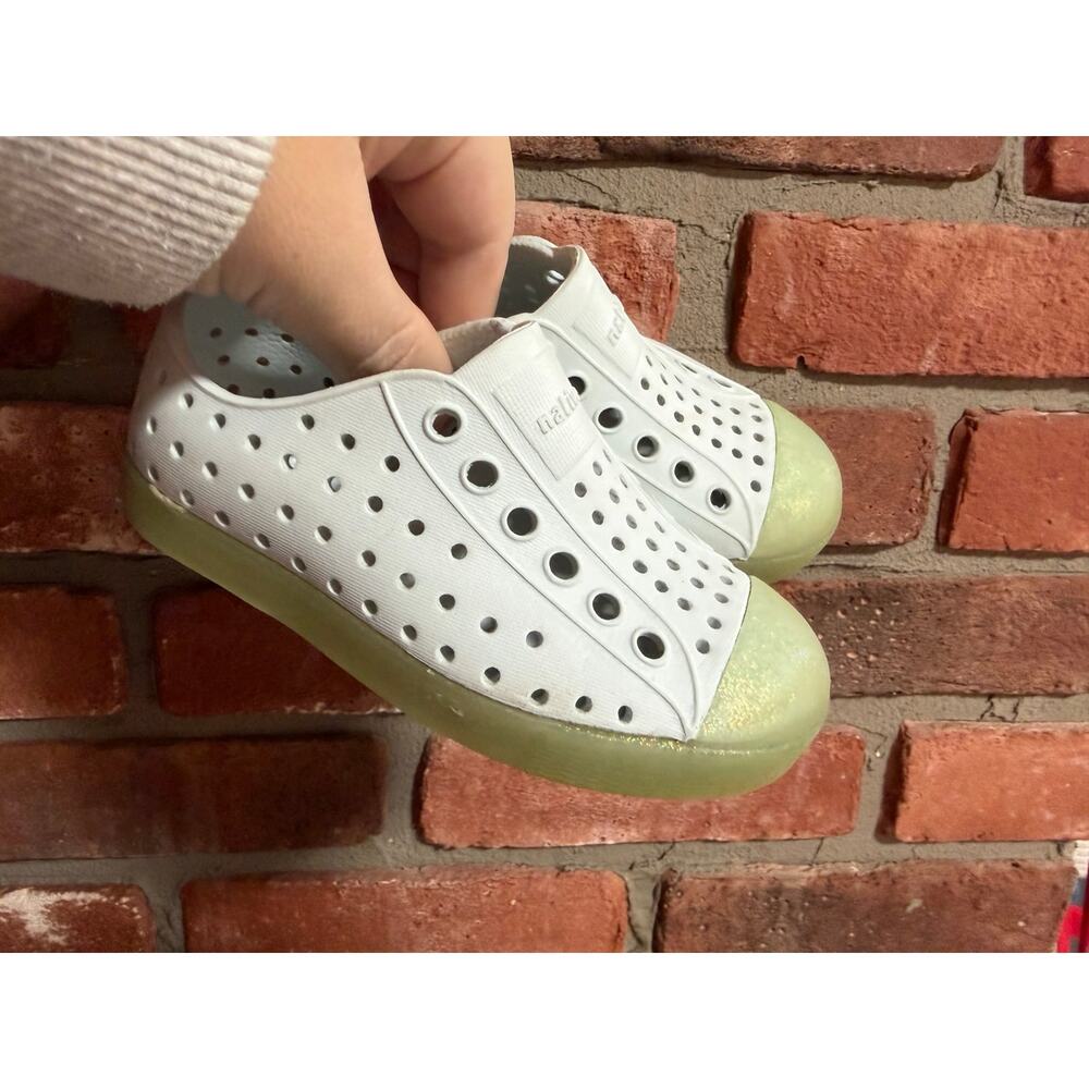 Glitter Native toddler shoes Size C7